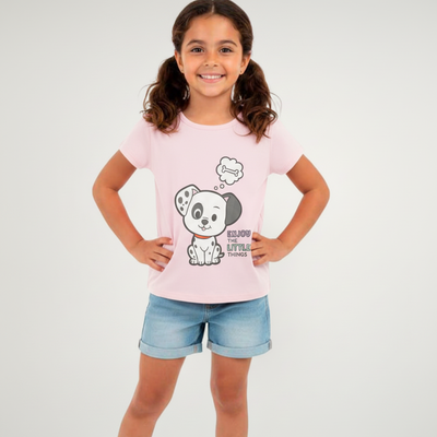 Polera Manga Corta Niña Licencia