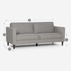 Sofa Rosen Narva 3 Cuerpos Gris