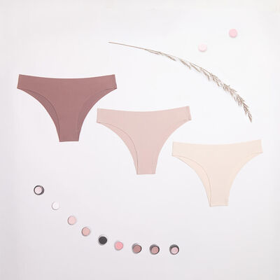 Pack 3 Unidades Calz&oacute;n Bikini Mujer Intime