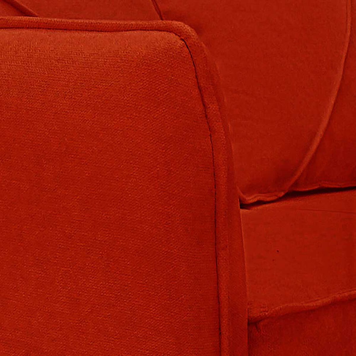 Juego de Living Elegant Detail Atlanta   Sofá 3 Cuerpos + Dos Sillones 1 Cuerpo Rojo