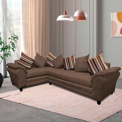 Imagen 1 del producto Sofá Seccional Izquierdo Living Factory Capri 5 Cuerpos Chocolate