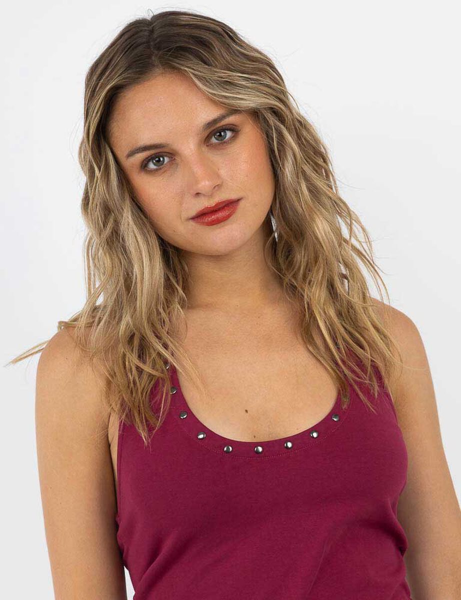 Polera Crop Sin Mangas Mujer Icono