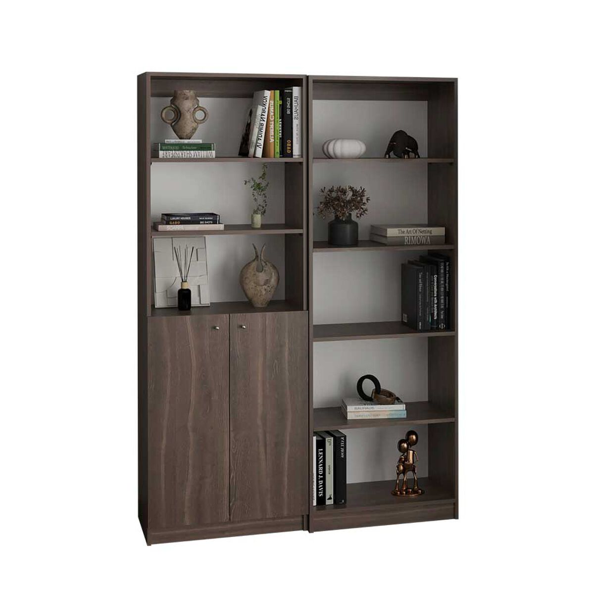 Set 2 Estantes Tuhome Home E 2 Puertas Milan