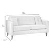 Juego de Living Bodevir New Retro Felpa 04 Sofá 3 Cuerpos + Dos Pouf 1 Cuerpo Turquesa 