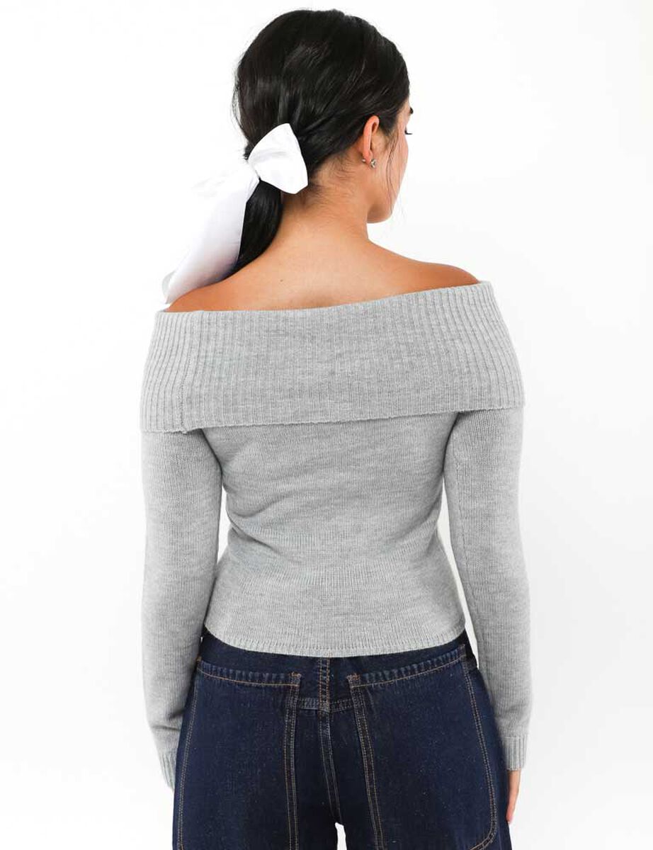Sweater Bardot Mujer Icono
