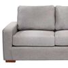 Sof&aacute; Seccional Derecho Latam Home Livorno 3 Cuerpos Gris Claro