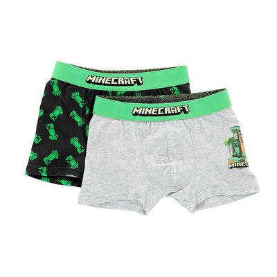 Pack 2 Boxer de Algodón Niño Minecraft