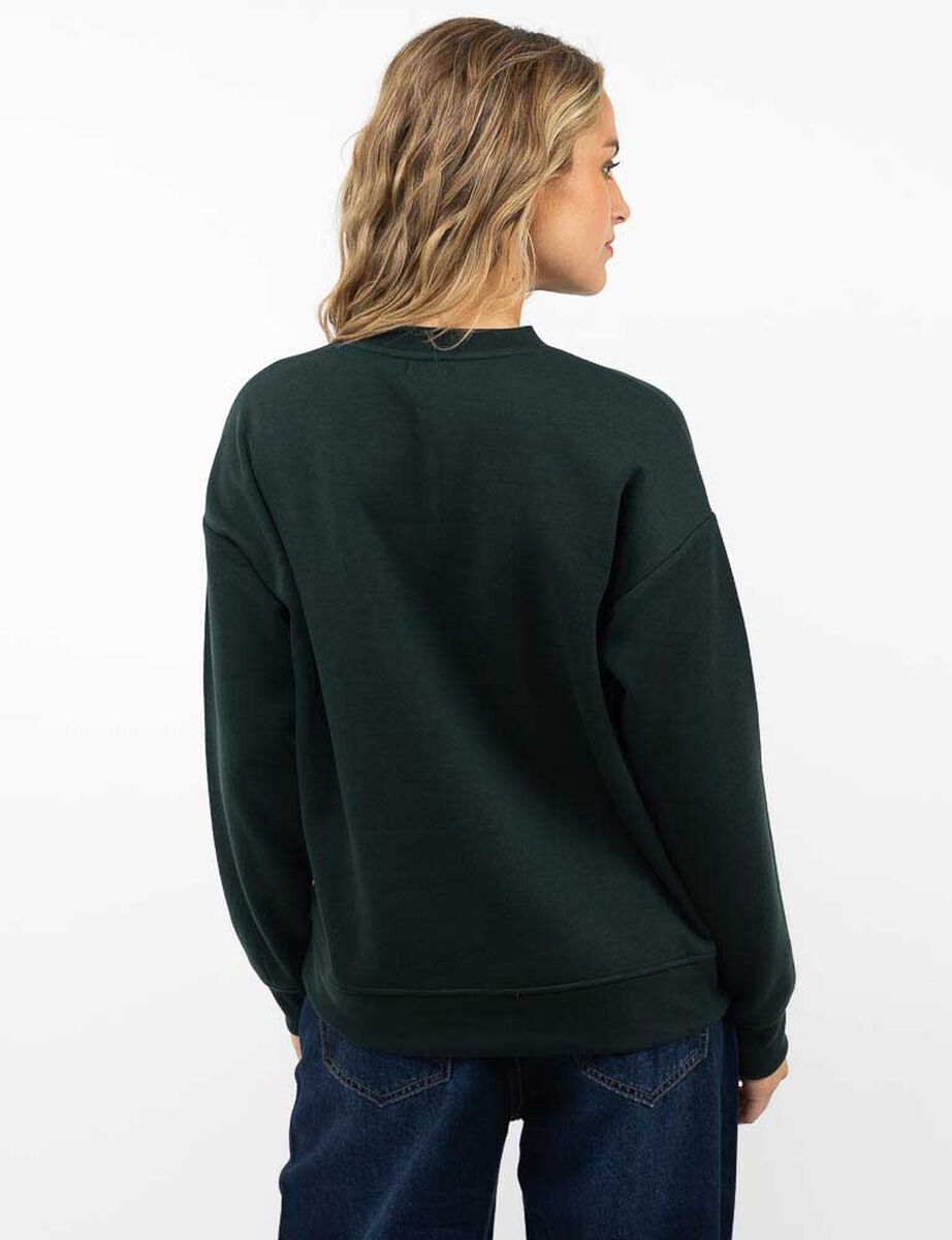 Poler&oacute;n Con Estampado Mujer Icono