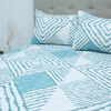 Quilt Doral Hotpress Estampado 2 Plazas Aqua