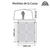 Carpa Doite para 8 Personas
