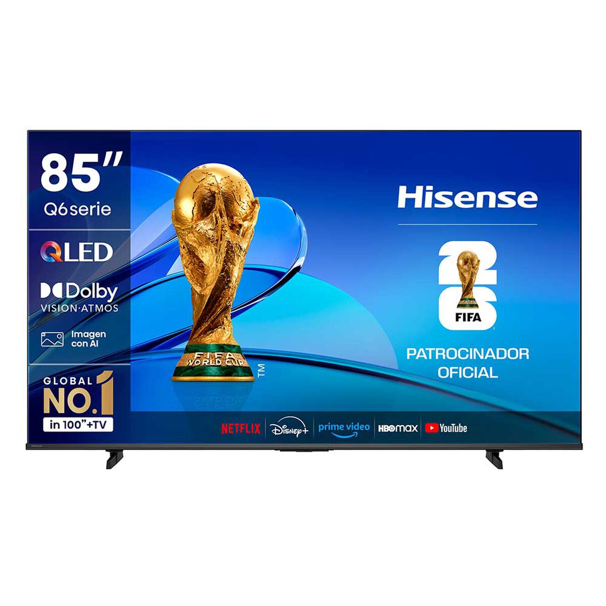QLED 85" Hisense 85Q6QV Ultra HD 4K
