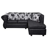 Seccional Black Factory Isabella 3 Cuerpos Negro