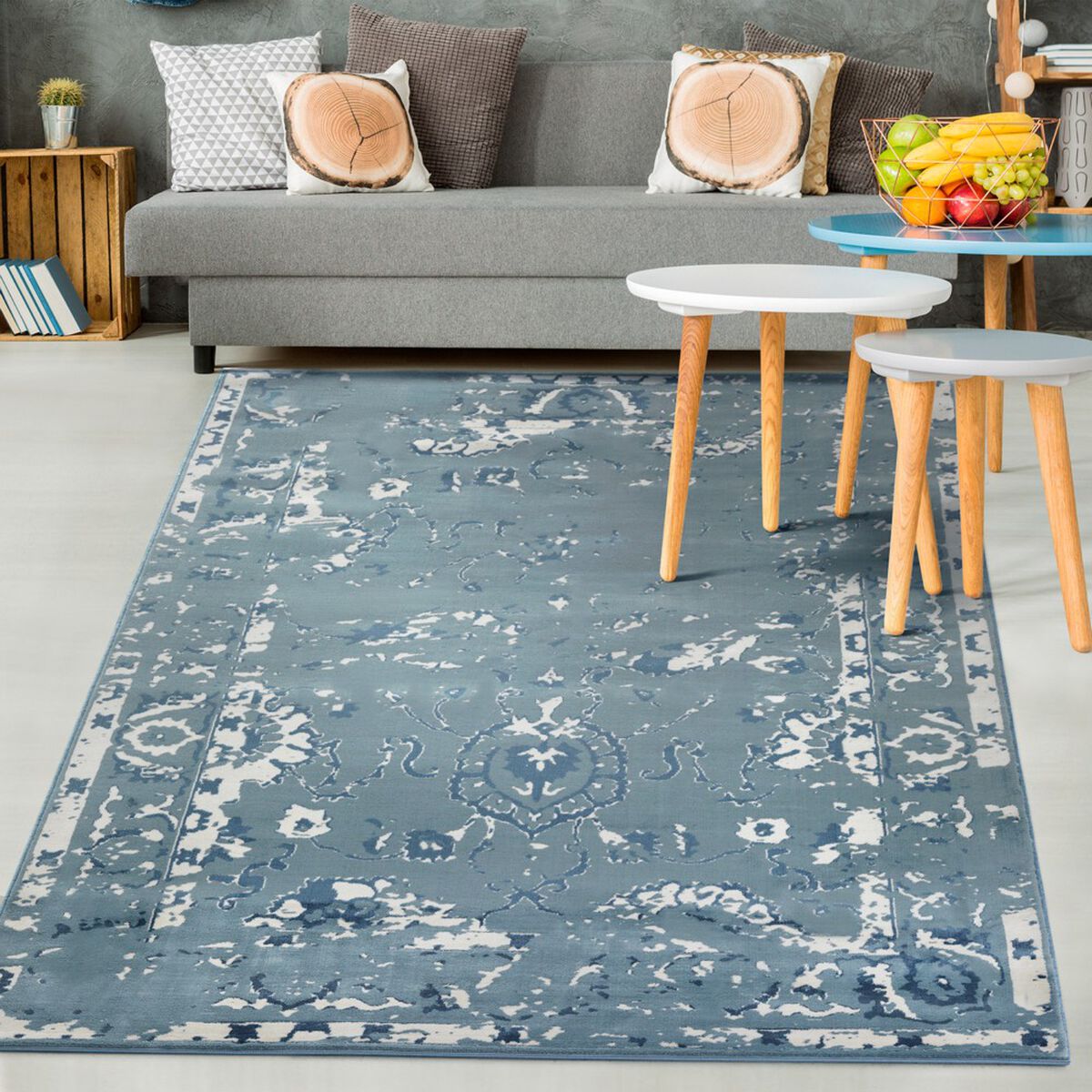Alfombra Modalfo Babil 160 x 230 cm Azul