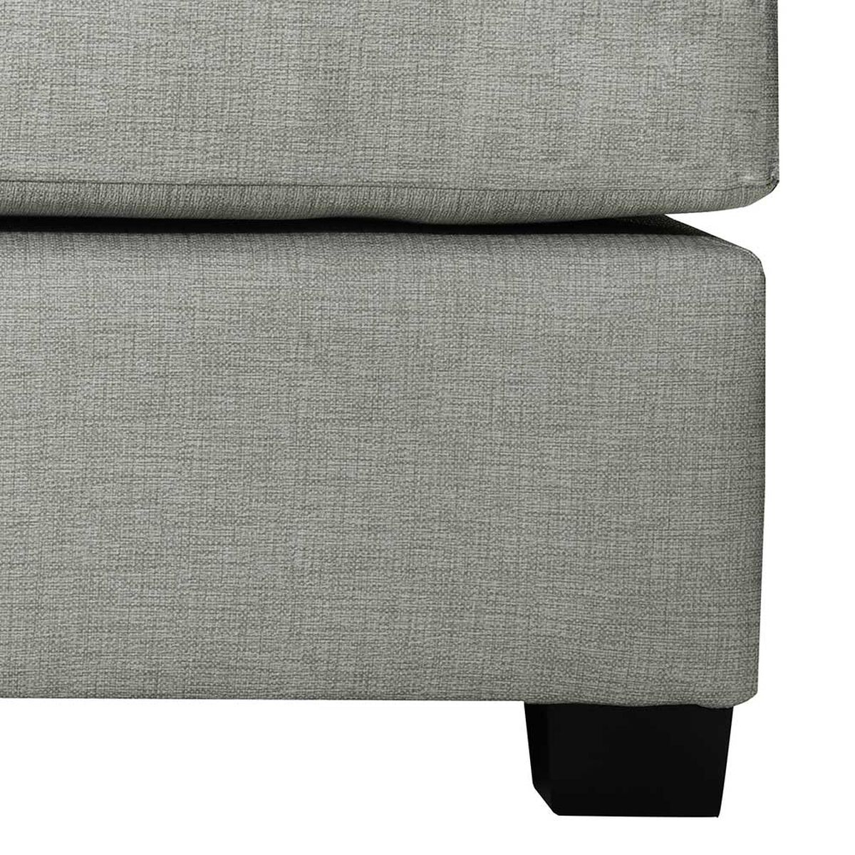 Sofá Seccional Derecho Innovamuebles Santi XL 4 Cuerpos Gris Claro