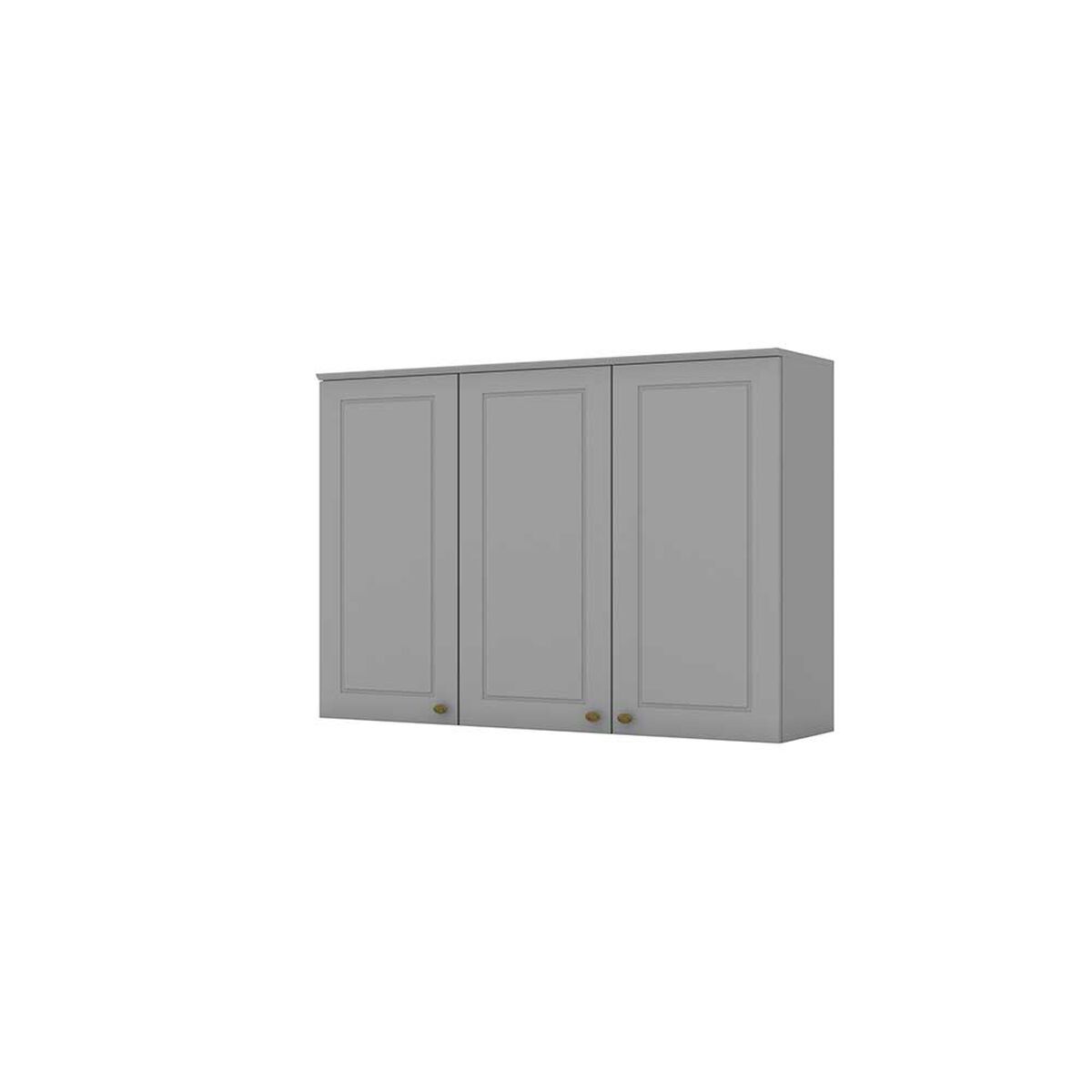 Mueble de Cocina Home Mobili Americana 3 Puertas Gris