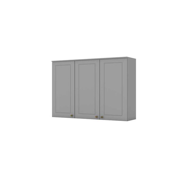 Mueble de Cocina Home Mobili Americana 3 Puertas Gris