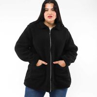 Chaqueta Sin Gorro Mujer Extralindas Negro