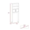 Mueble Optimizador para Ba&ntilde;o TuHome Madrid 2 Puertas Blanco