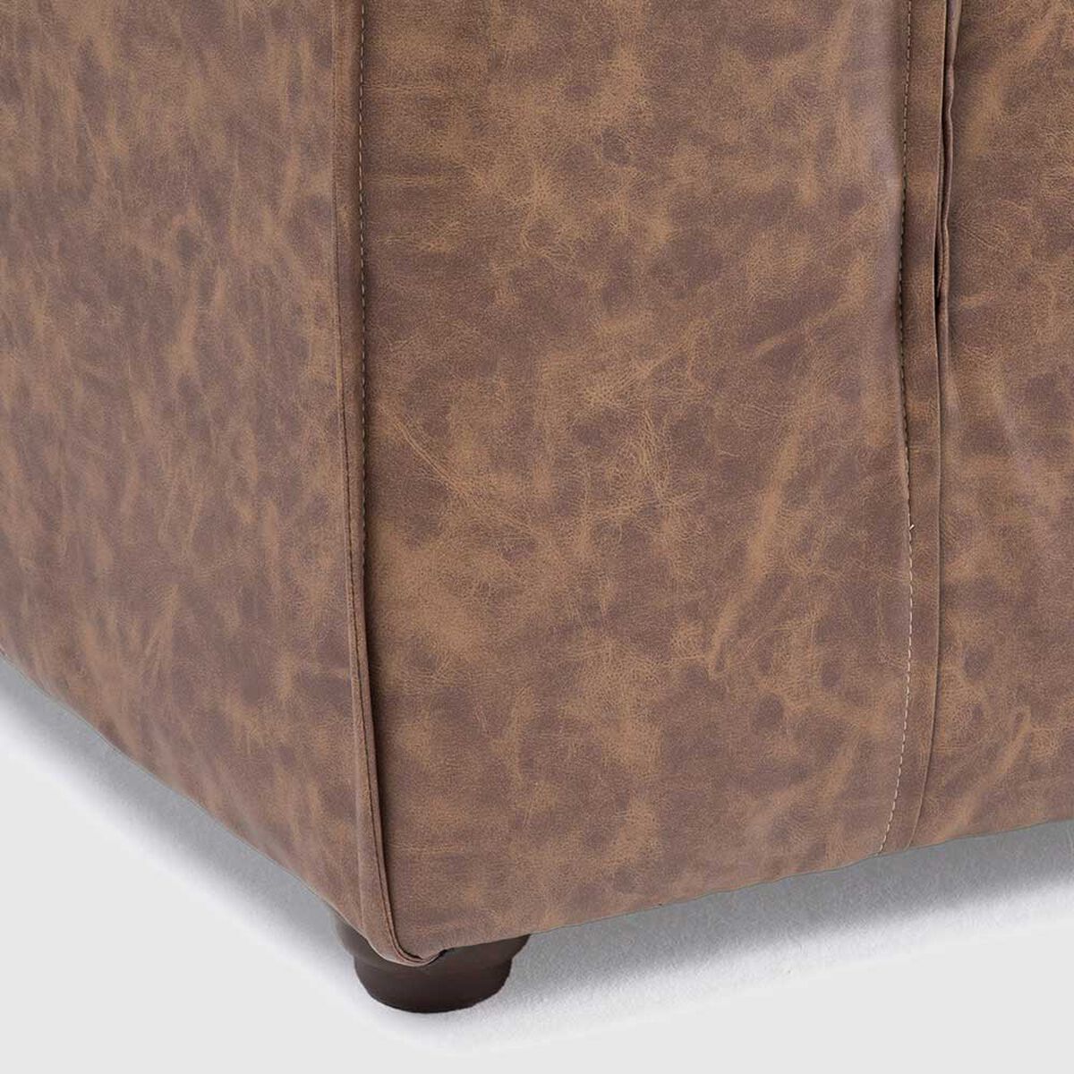 Sof&aacute; Barra Design Exposito 3 Cuerpos Skin Caf&eacute;