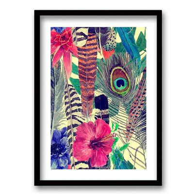 Cuadro Decorativo Retela Fauna Real 70 x 50 cm