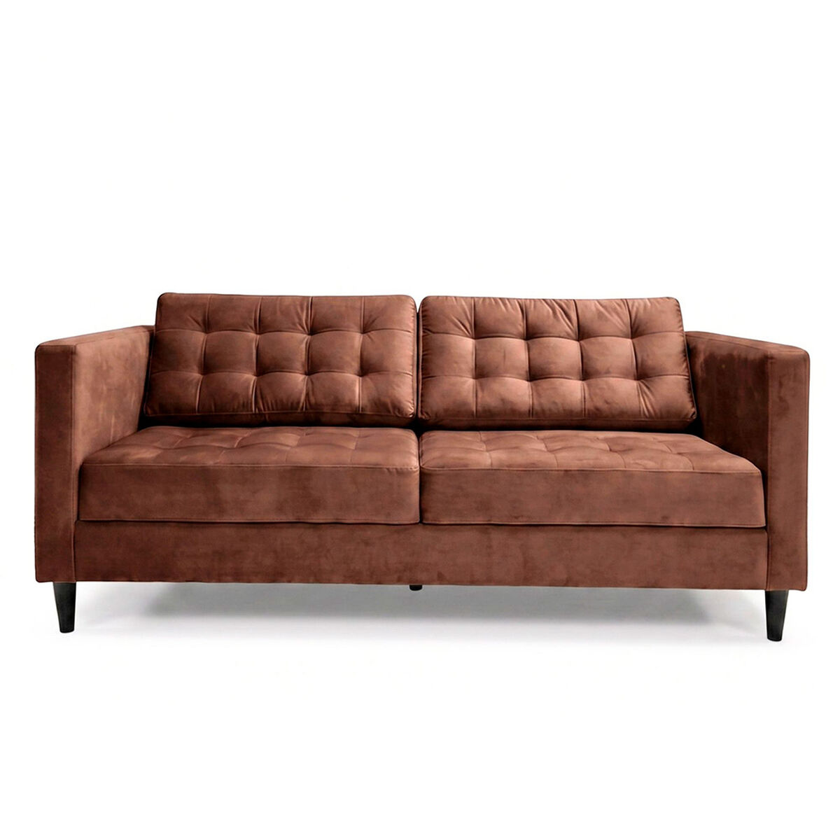 Sof&aacute; Muebles MPR Siena 2 Cuerpos Caf&eacute;