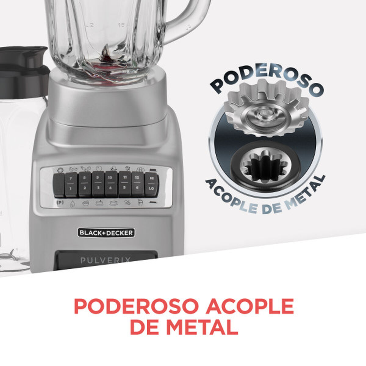 Licuadora Black Decker Bl1140Ms-Cl 1,5 lts.