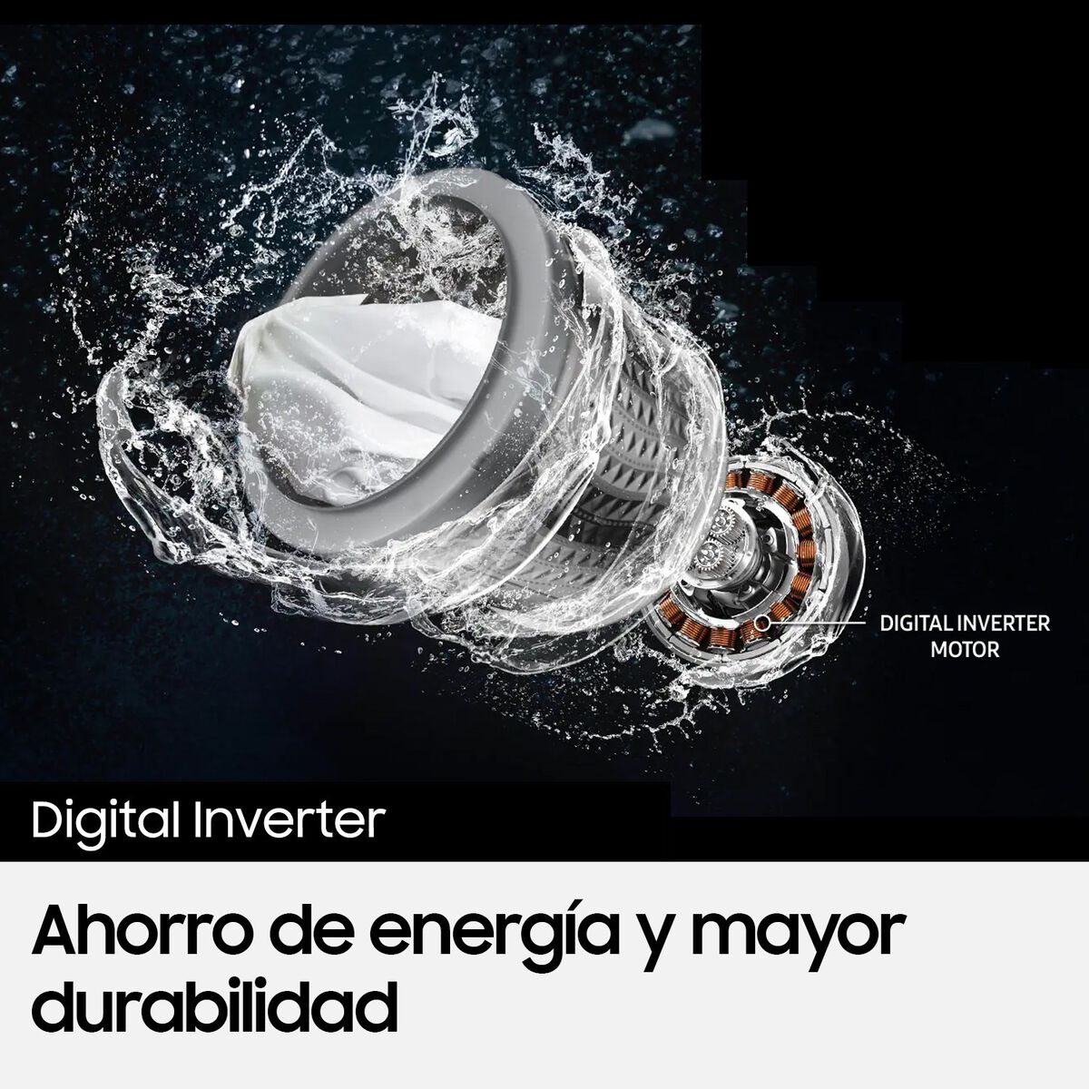 Lavadora Samsung WA40F15E4CZS 15 kg