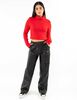 Pantalón Recto Ecocuero Mujer Icono