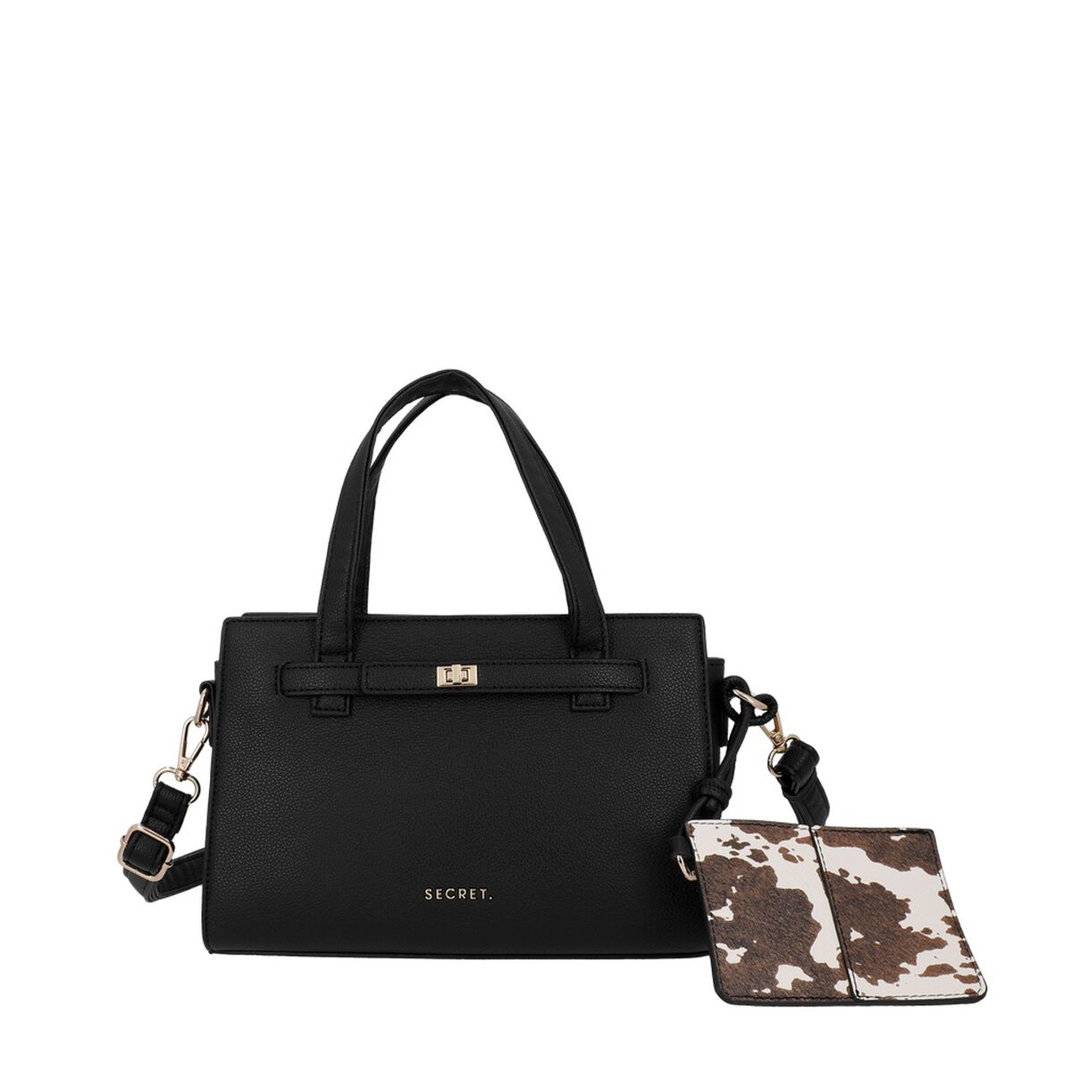 Cartera Bandolera Secret Serbia SC7 Mediana Negro