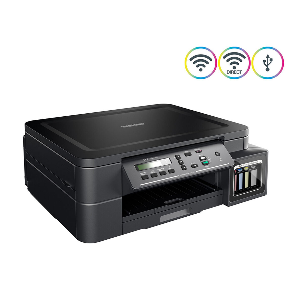 Multifuncional Brother Tinta Continua DCP-T510W WiFi