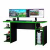 Escritorio Gamer Home Mobili Luigi Negro Verde