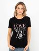 Polera Con Estampado Manga Corta Mujer Icono
