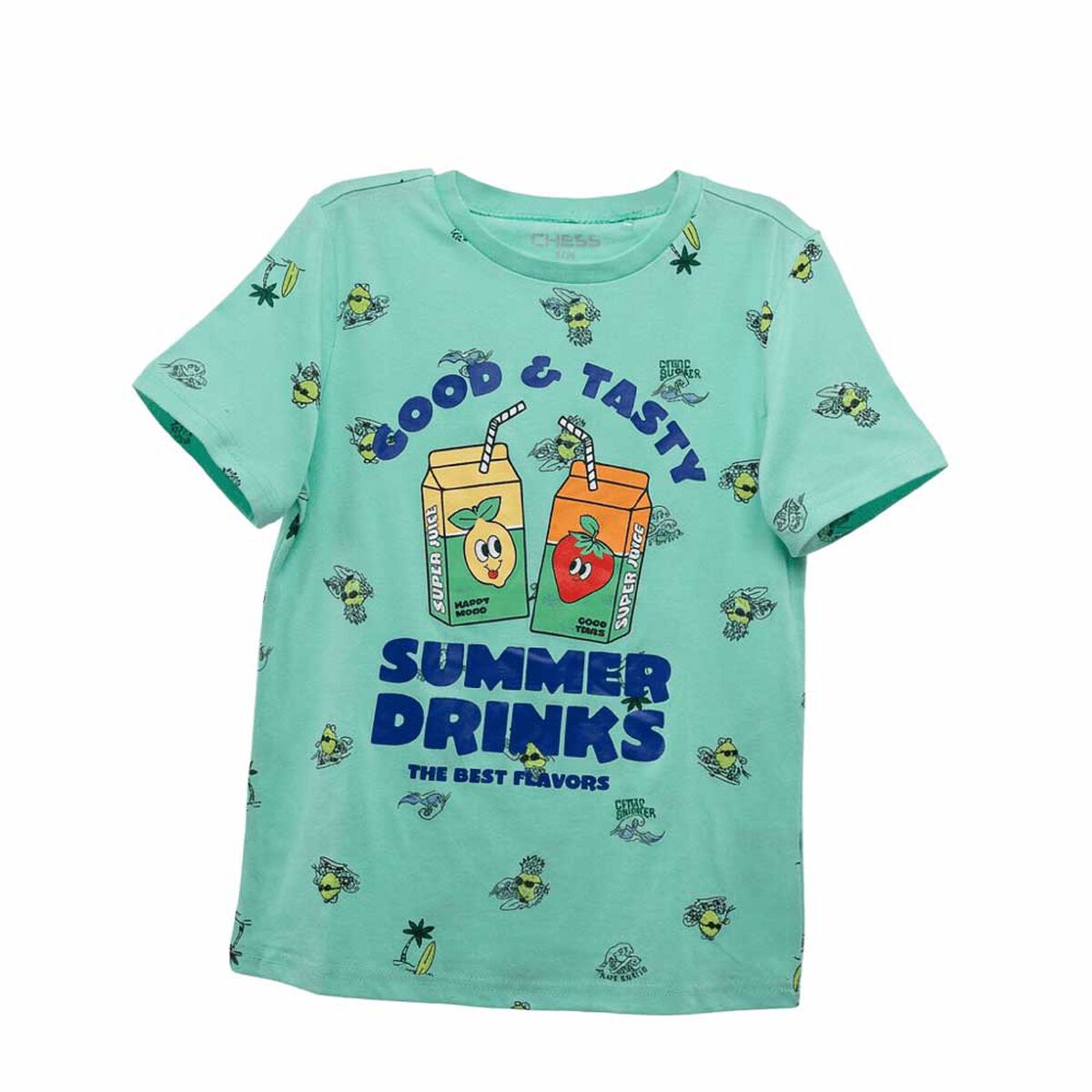 Polera Manga Corta Ni&ntilde;o Chess