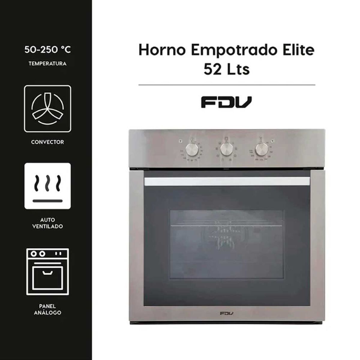 Horno Empotrable Eléctrico FDV Elite