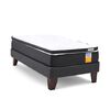 Cama Europea Drimkip 1 Plaza Plus Funcional + Topper