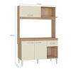 Kit Cocina Vekkahome Sarah 1 Puerta Beige