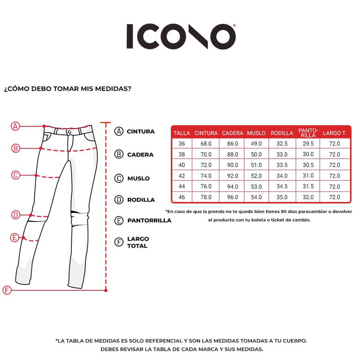 Medidas Tallas Pantalones Aeropostale Mujer Ropa Tabla De Medidas