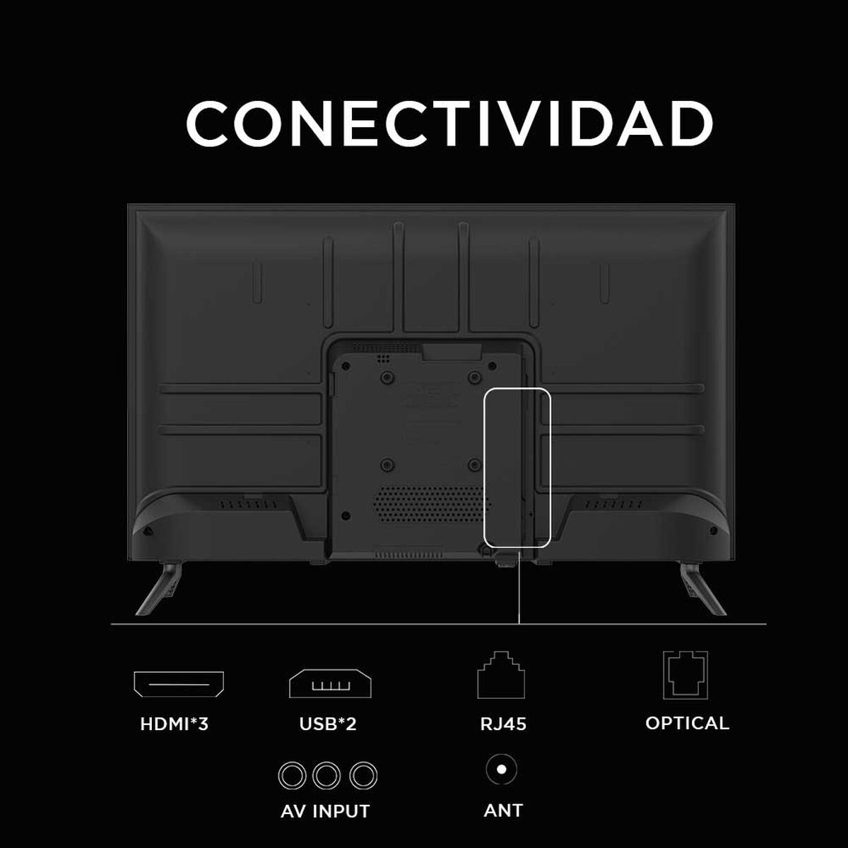 Smart TV LED 43" Caixun FHD Roku C43V1FR