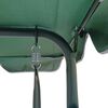 Sillón Columpio para Terraza Casanova 3 Cuerpos Verde Blanco