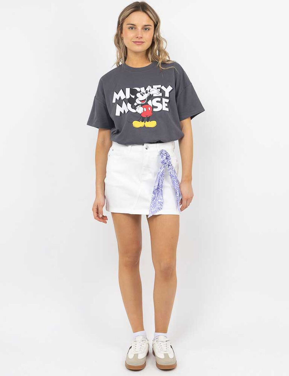 Falda Mini Denim Mujer Icono