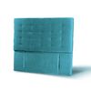 Respaldo Latam Home King Napoles Tela Velvet Turquesa