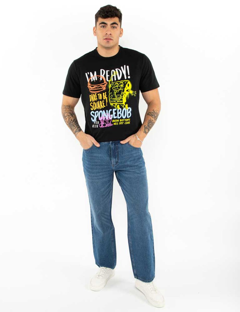 Pantalón Recto Algodón 90´S Straight Hombre Icono
