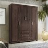 Clóset Onessta Sonata Ebano 4 Puertas 3 Cajones
