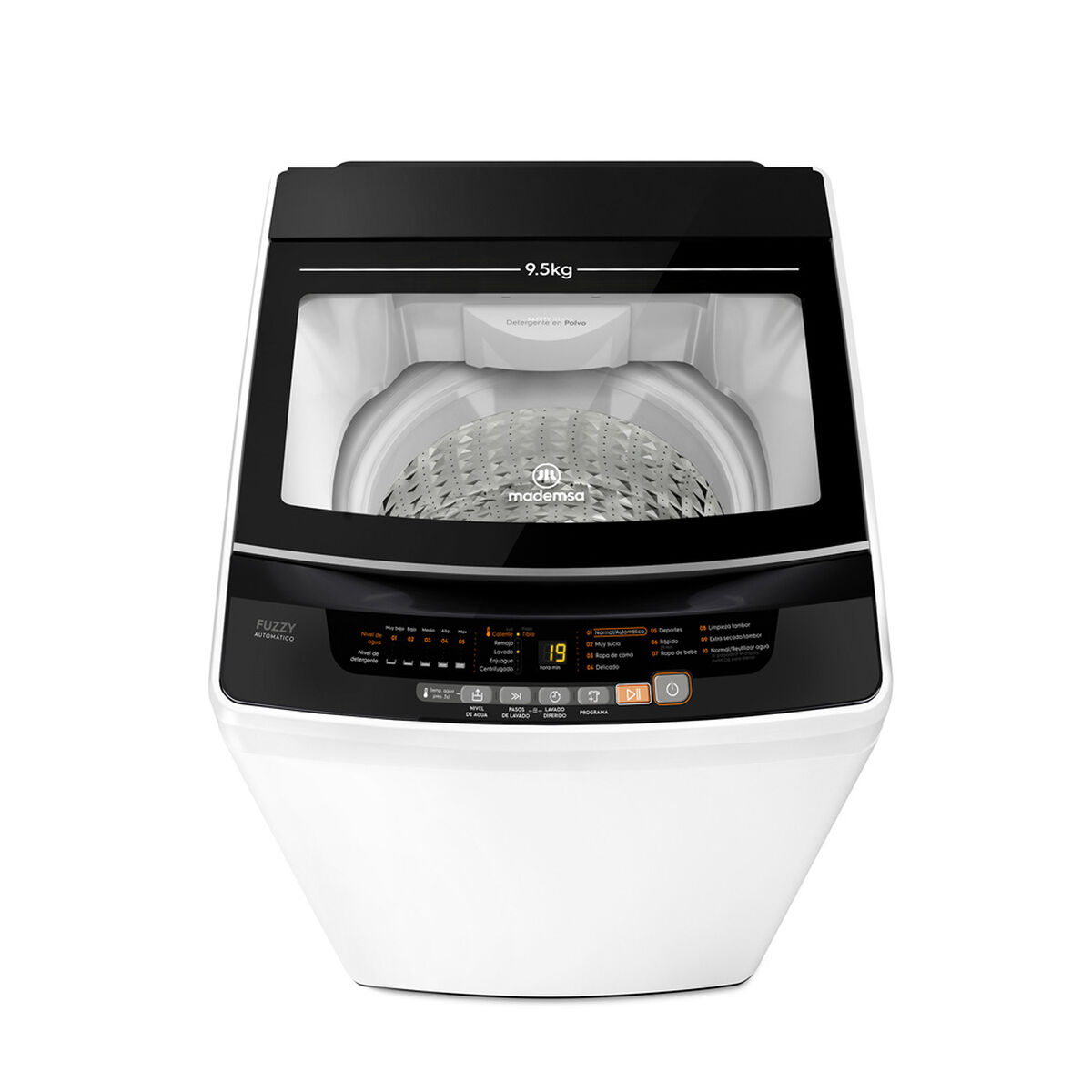 Lavadora Automática Mademsa 9,5 BZG 9,5 kg.