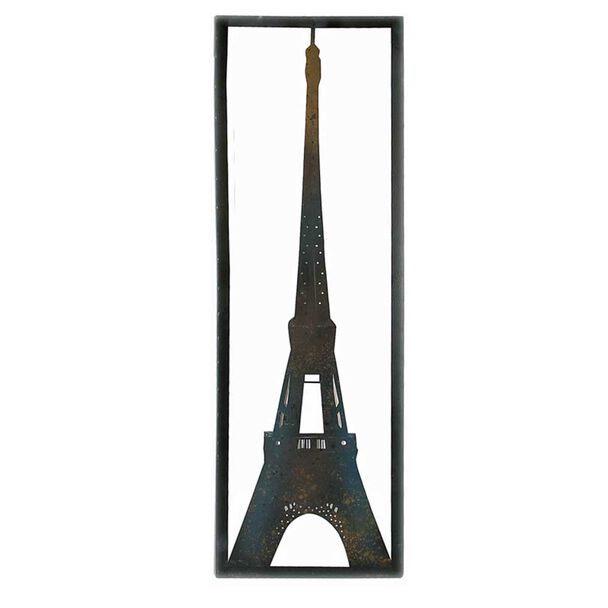 Cuadro Placa Metal Vgo Serie  90 x 30 cm Mod1 Negro