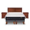 Cama Europea CIC Base Dividida King Premium + Respaldo + Veladores + Plumón Ganso