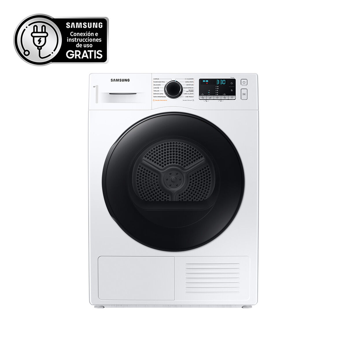 Secadora de Ropa Samsung DV90TA040BE/ZS 9 kg.