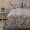 Cubrecama Jacquard Taupe 2 Plazas