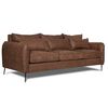 Sofá Innovamuebles Italia Cuero 2 Cuerpos Brown