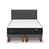 Cama Europea CIC Base Dividida King Premium + Respaldo Eufrates